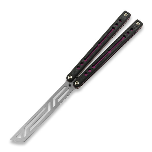 Cvičné nož motýlek Squid Industries Nautilus V2 Purple