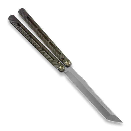 Nož motýlek Medford Viceroy, S45VN Tumbled Tanto, Bronze Violet