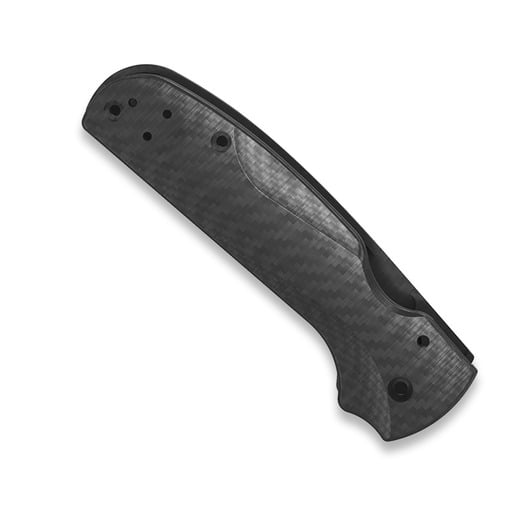Flytanium Carbon Fiber Lotus Scales for Spyderco Shaman - Basket Weave handle scales