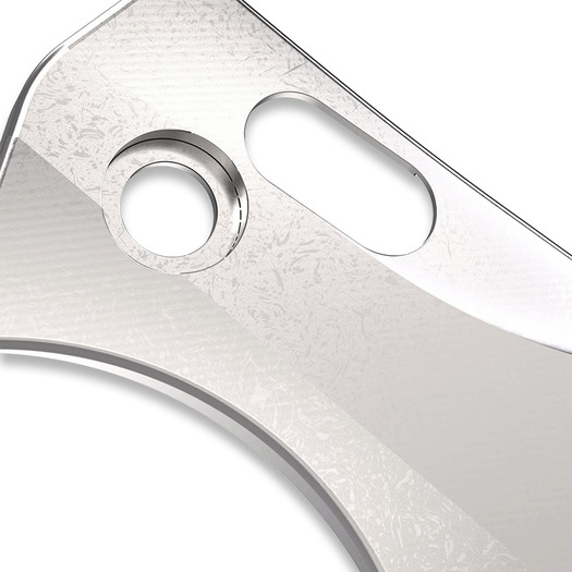 Flytanium Distortion Titanium Scales for Hogue Deka (Gen 2) - Stonewash handle scales