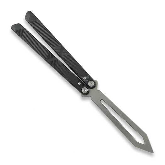 Cvičné nož motýlek Flytanium Zenith Trainer - Gunmetal Gray / Stonewash