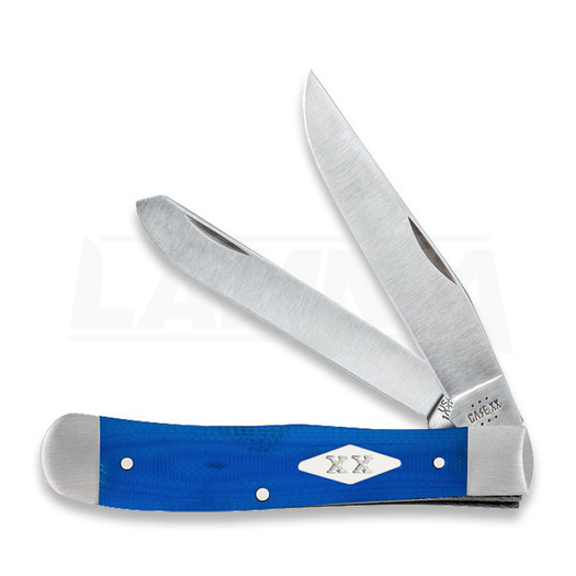 Case Cutlery Trapper, Smooth Blue G-10 16750