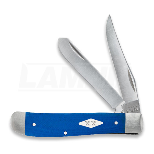 Case Cutlery Mini Trapper, Smooth Blue G-10 16751