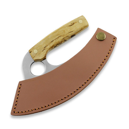 Nordic Knife Design ULU kjøkkenkniv, curly birch