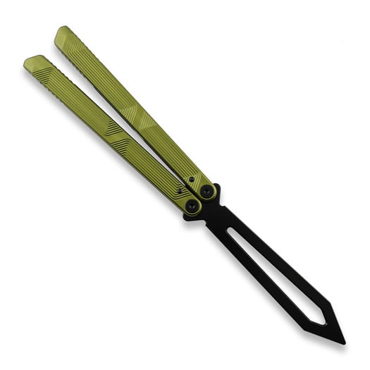 Cvičné nož motýlek Flytanium Zenith Trainer - Volt Lime / Black