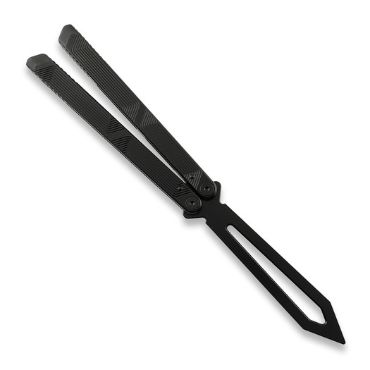 Cvičné nož motýlek Flytanium Zenith Trainer - Void Black / Black