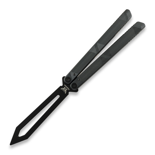 Couteau papillon d'entraînement Flytanium Zenith Trainer - Gunmetal Gray / Black