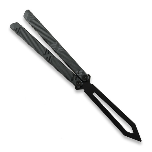 Cvičné nož motýlek Flytanium Zenith Trainer - Gunmetal Gray / Black