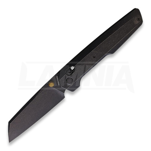 Vosteed Dachshund Crossbar - Titanium B/W - B/W Sheepsfoot folding knife