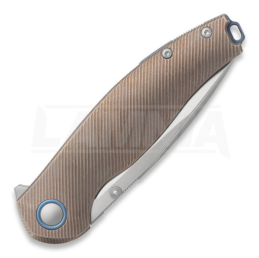 Viper Vale סכין מתקפלת, Titanium Bronze + Blue V6004TIBR