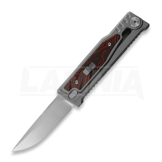Reate EXO-M Drop Point, G10 red/black