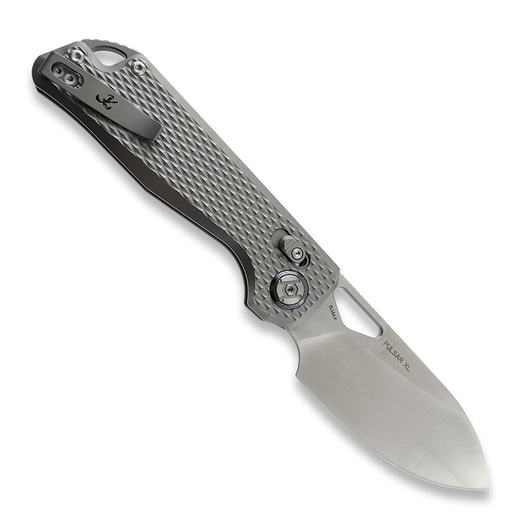 Skladací nôž Kunwu Knives Pulsar XL - Diamond Texture Ti - Satin