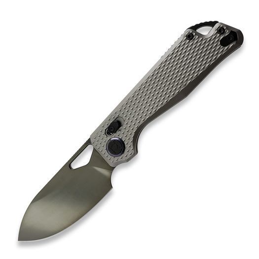 Kunwu Knives Pulsar XL - Diamond Texture Ti - DLC sklopivi nož