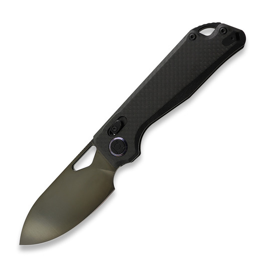 Kunwu Knives Pulsar XL - Carbon Fiber - DLC összecsukható kés