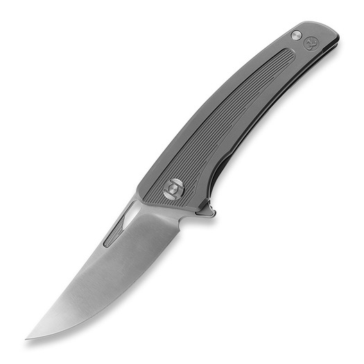Kunwu Knives Ronin - Titanium - Satin sulankstomas peilis