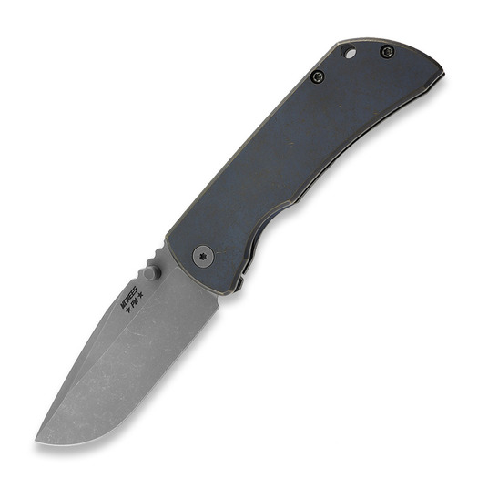 Liigendnuga McNees Custom Knives MAC2 3.5 - Atomic SW - Blue / Bronze
