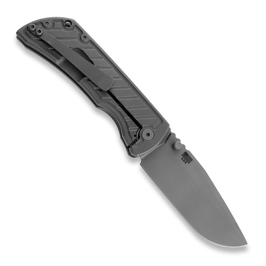 Zavírací nůž McNees Custom Knives MAC2 3.5 - Matte SW - Fastback - Grey