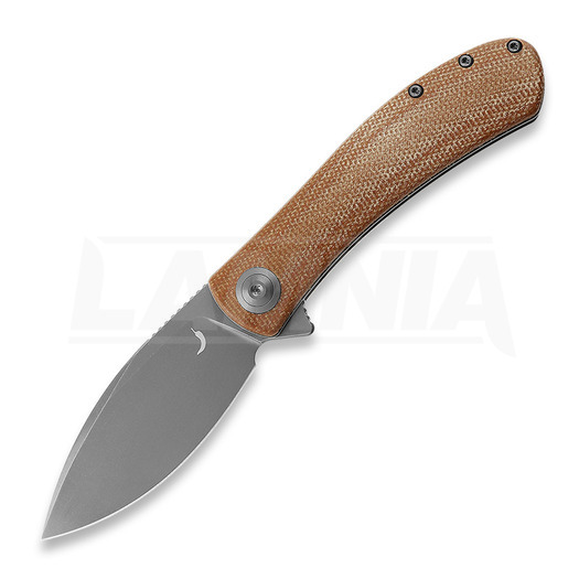 Trollsky Knives Mandu Brown Micarta folding knife