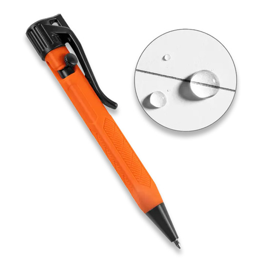 Rite in the Rain Mini Bolt Action pen, orange