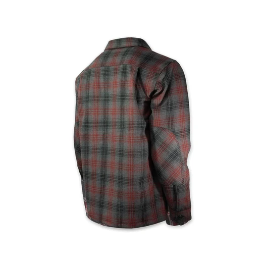 Prometheus Design Werx DRB Woodsman Shirt - Merino Red-Black-Gray Plaid