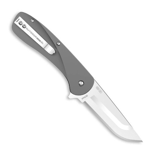 Outdoor Edge Razor VX1 3.0" Aluminum Grey folding knife