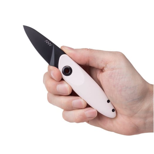 ANV Knives Z070 Sleipner 折り畳みナイフ, GRNPU Rosewhite