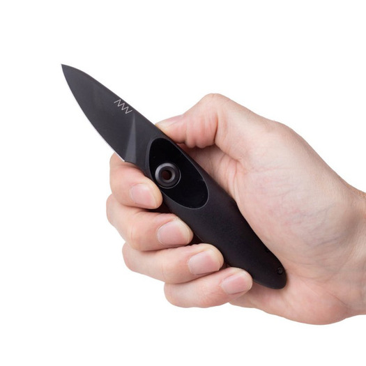 Couteau pliant ANV Knives Z070 Sleipner, GRNPU Black