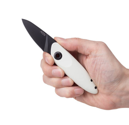 ANV Knives Z070 Sleipner foldekniv, GRNPU Mintwhite