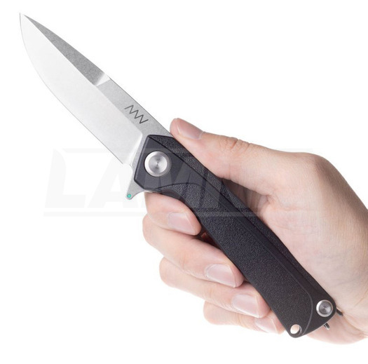 Сгъваем нож ANV Knives Z100 BB Plain edge, GRN, черен
