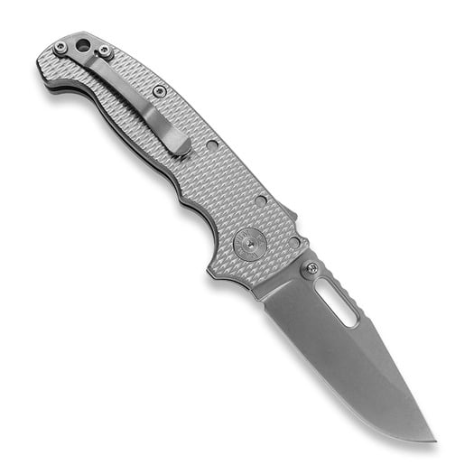 Demko Knives MG AD20S Clip Point 20CV Titanium fällkniv