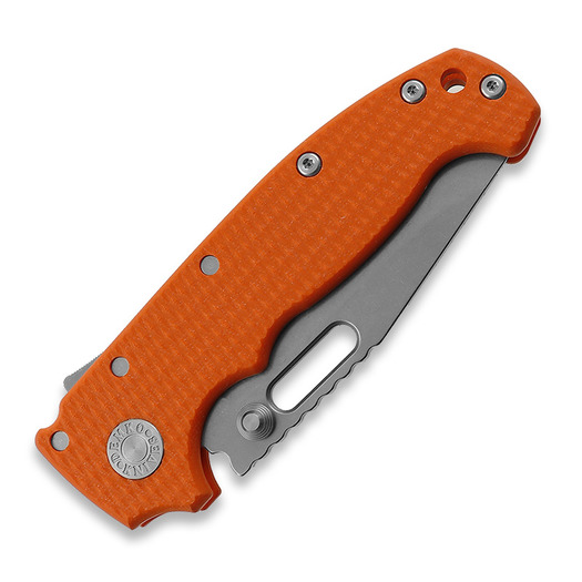 Demko Knives MG AD20S Clip Point 20CV G10 fällkniv, orange