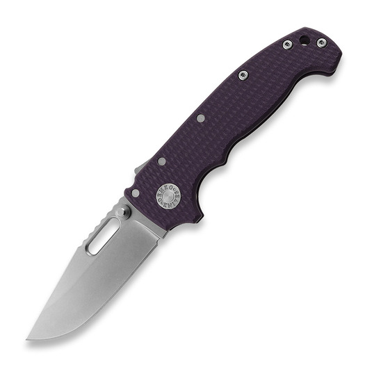 Demko Knives MG AD20S Clip Point 20CV G10 접이식 나이프, purple