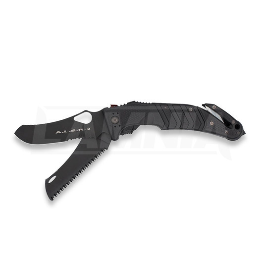 Fox Alsr 2 折り畳みナイフ, 黒 FX-4472B