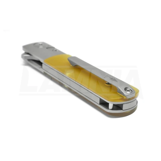 Terrain 365 Otter Flip-ATB Ultem Amber folding knife