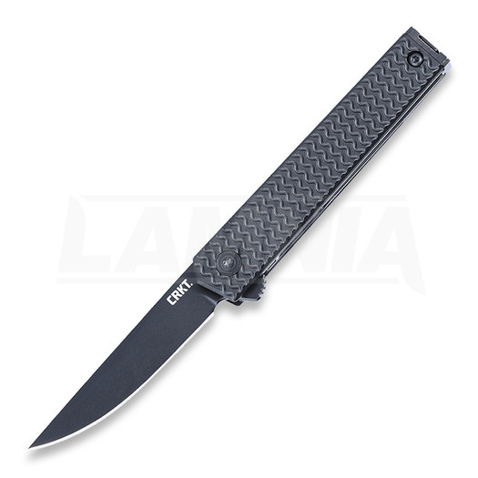 CRKT CEO Microflipper Drop Point folding knife, black