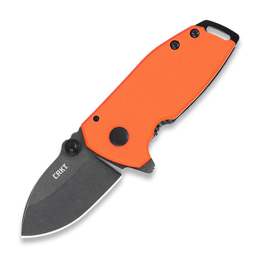 CRKT Squid Compact 折り畳みナイフ, オレンジ色