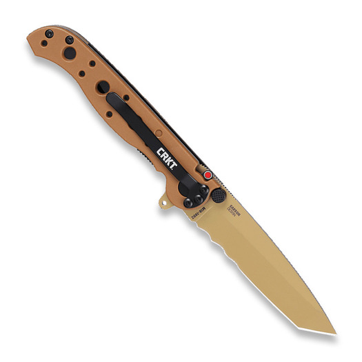 CRKT M16-10DZ Tanto folding knife, GRN, desert tan