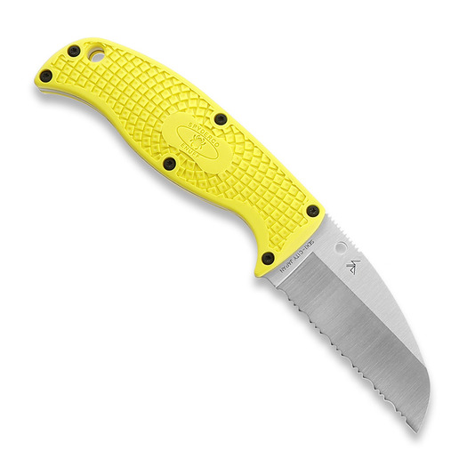 Couteau de sauvetage Spyderco Enuff Sheepfoot, jaune FB31SYL