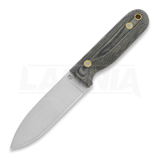 LT Wright Bushcrafter Flat kniv, sort