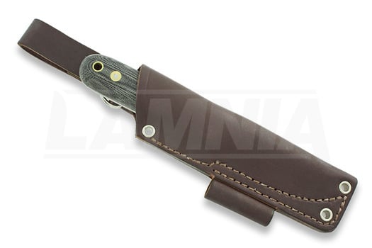 LT Wright Bushcrafter Flat bushcraft knife, black