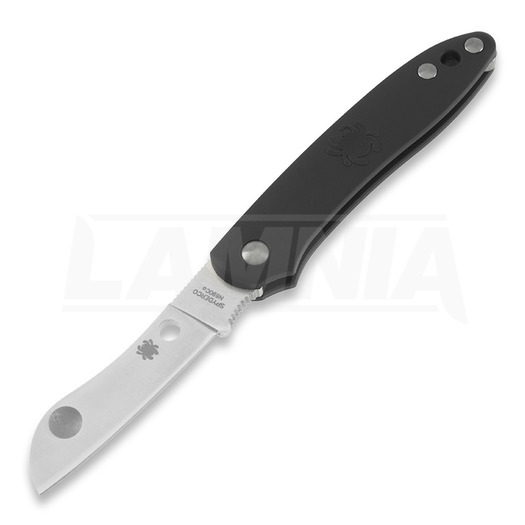 Spyderco Roadie 折り畳みナイフ, 黒 C189PBK