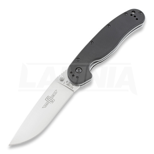 Nóż składany Ontario RAT-1, czarna/satin 8848