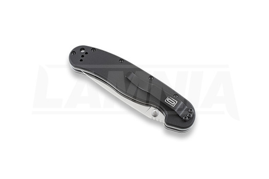 Ontario RAT-1 Taschenmesser, schwarz/satin 8848