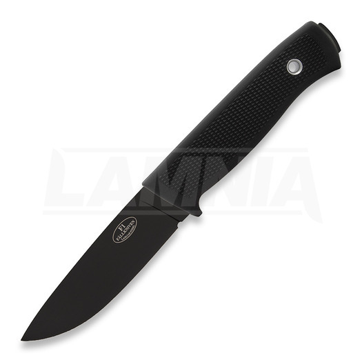 Fällkniven F1 Leather överlevnadskniv, svart, svart F1BL