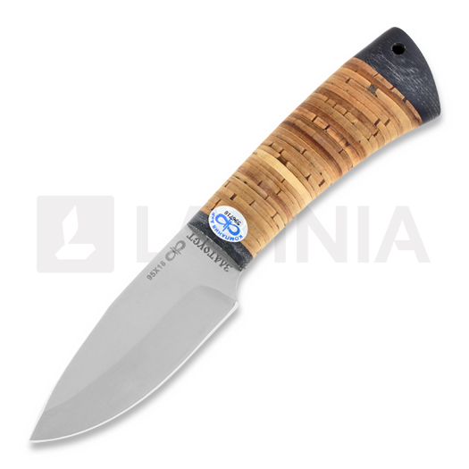 A&R Zlatoust Dobryi Birch Bark Messer