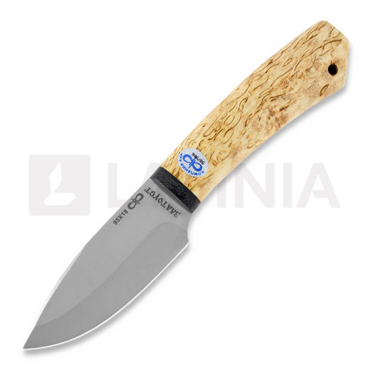 Faca A&R Zlatoust Dobryi Curly Birch