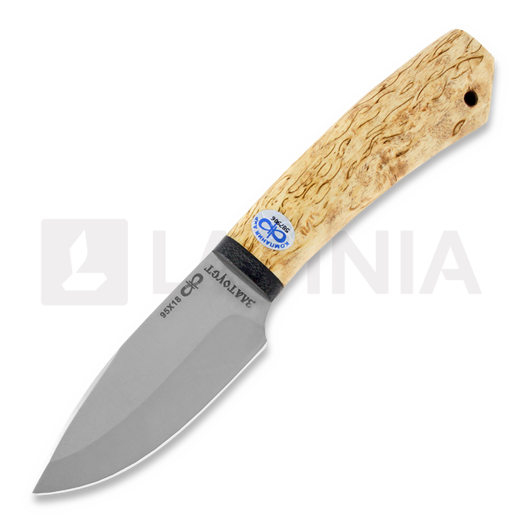 A&R Zlatoust Dobryi Curly Birch ナイフ