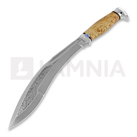 A&R Zlatoust Dzhungli Curly Birch kukri kés