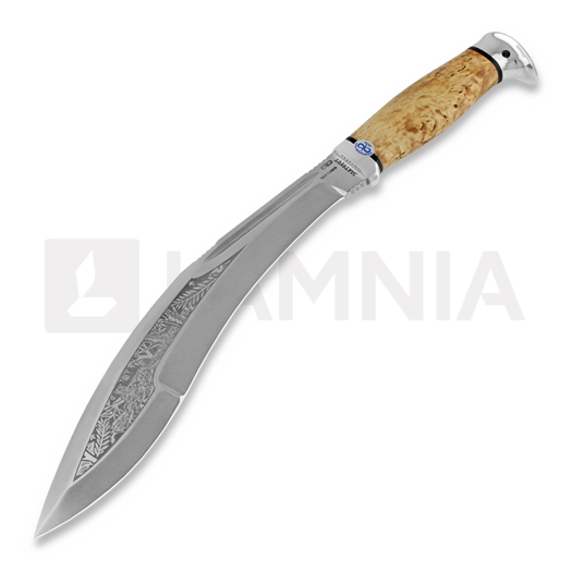 Coltello kukri A&R Zlatoust Dzhungli Curly Birch