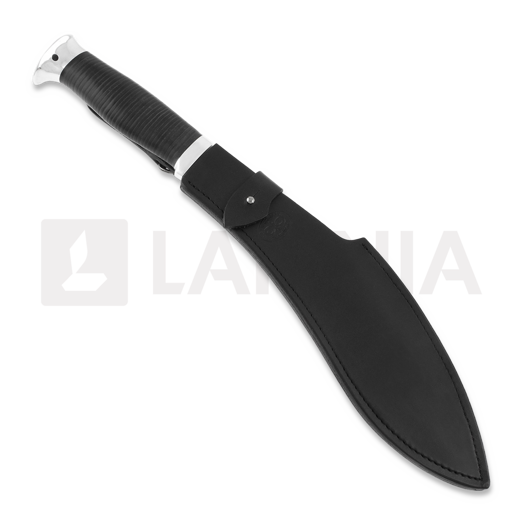 A&R Zlatoust Dzhungli Leather kukri peilis